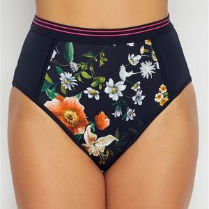 NWT Freya High Waist Swimsuit Bottoms - Club Envy Floral